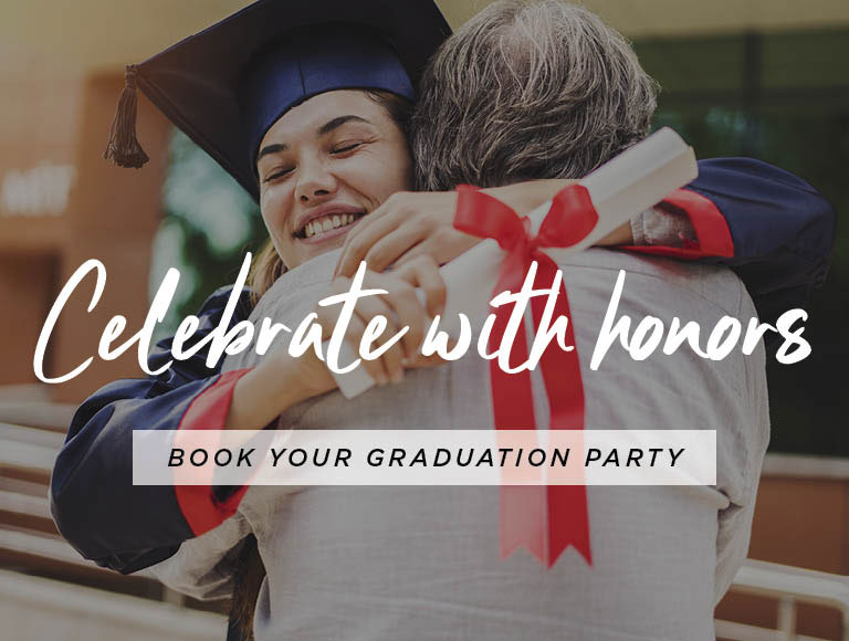 Celebrate with Honors | Book your Graduation Party