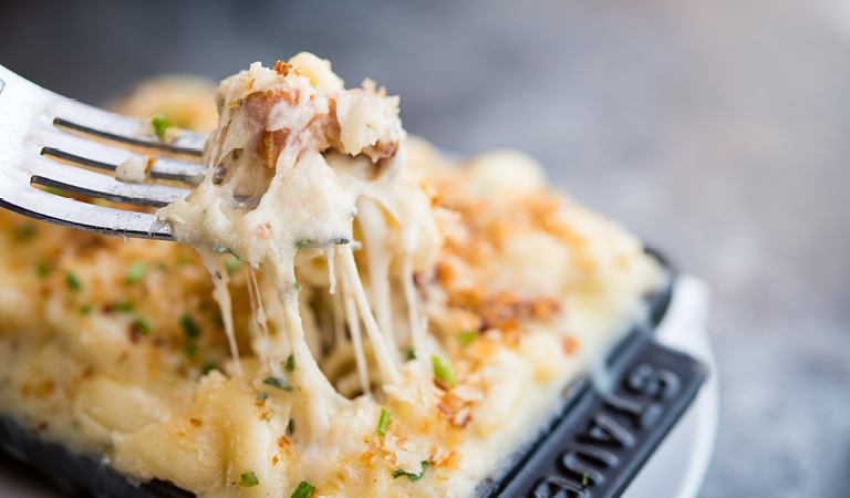 Bacon Mac n' Cheese served at Downtown Disney's Catal Restaurant
