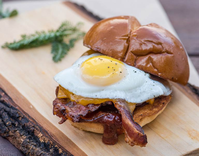 Bacon, Egg & Cheese Breakfast Sandwich