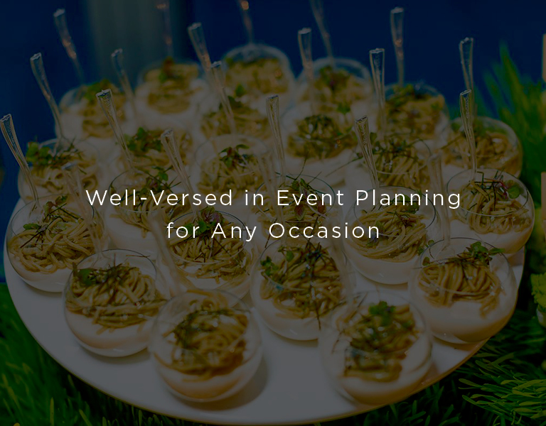 well versed in event planning for any occasion