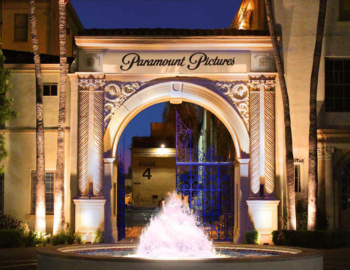 Paramount Pictures exterior in Hollywood, CA