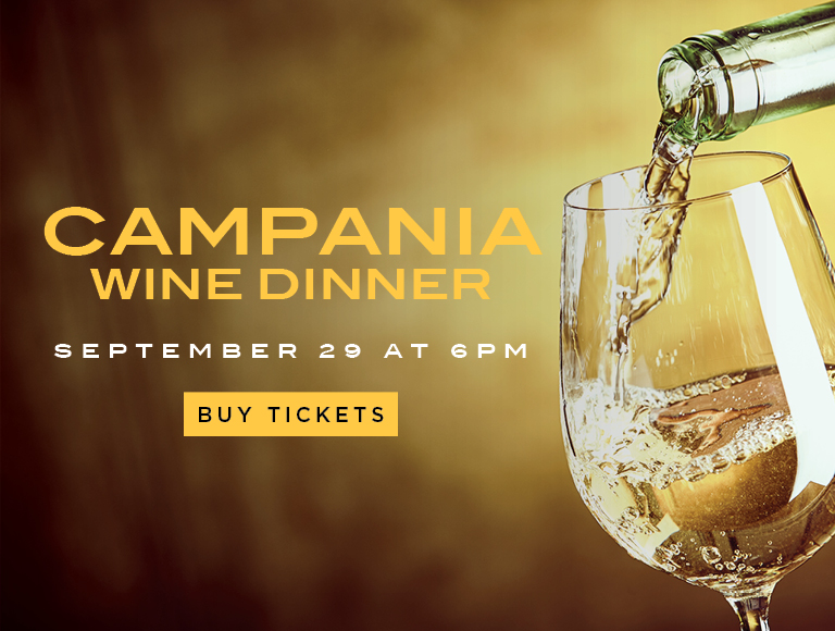 Campania Wine Dinner at Stella 34 on September 29 at 6pm | Buy Tickets