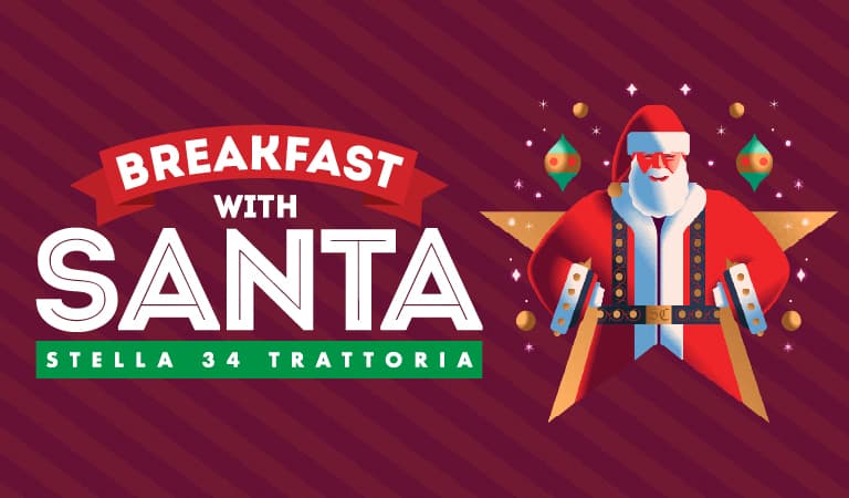 Breakfast With Santa at Stella 34 Trattoria