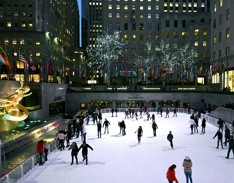 Photos Of Rockefeller Ice Skating Rink | The Rink At Rockefeller Center