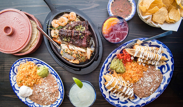 Fajitas, Flautas and Margaritas served at Tortilla Jo's in the Downtown Disney® District
